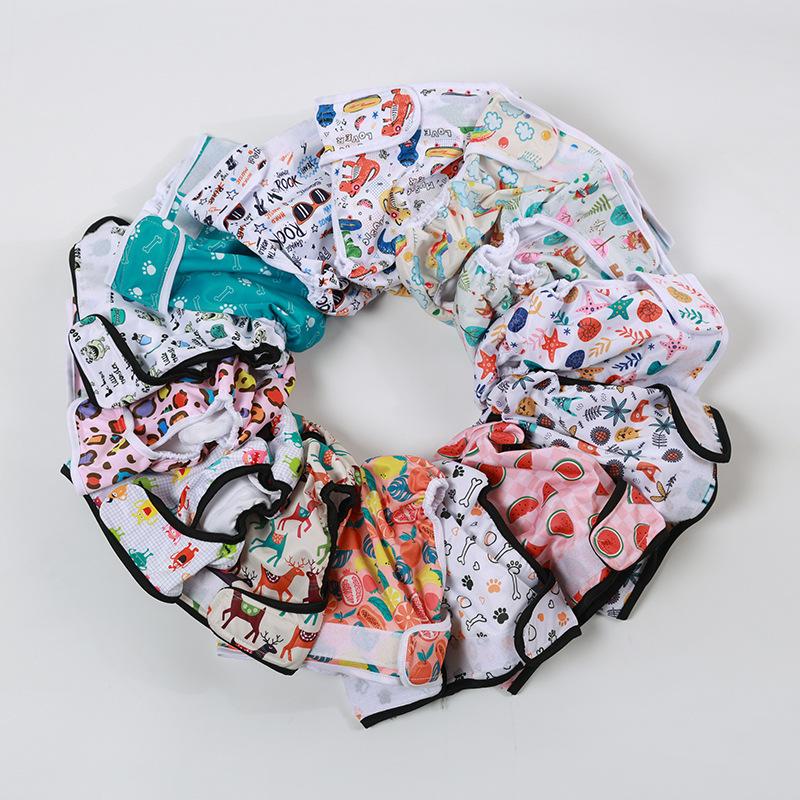 Физиологические штаны для собак женского пола - менструальные подгузники и одежда для домашних животных на весну/лето.