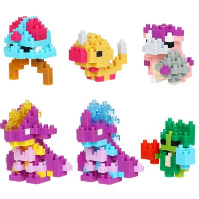 Nanoblock Mini Nano Pokemon Ядовитый тип (BOX) NBMC_43S 1 коробка = 6 штук, всего 6 типов