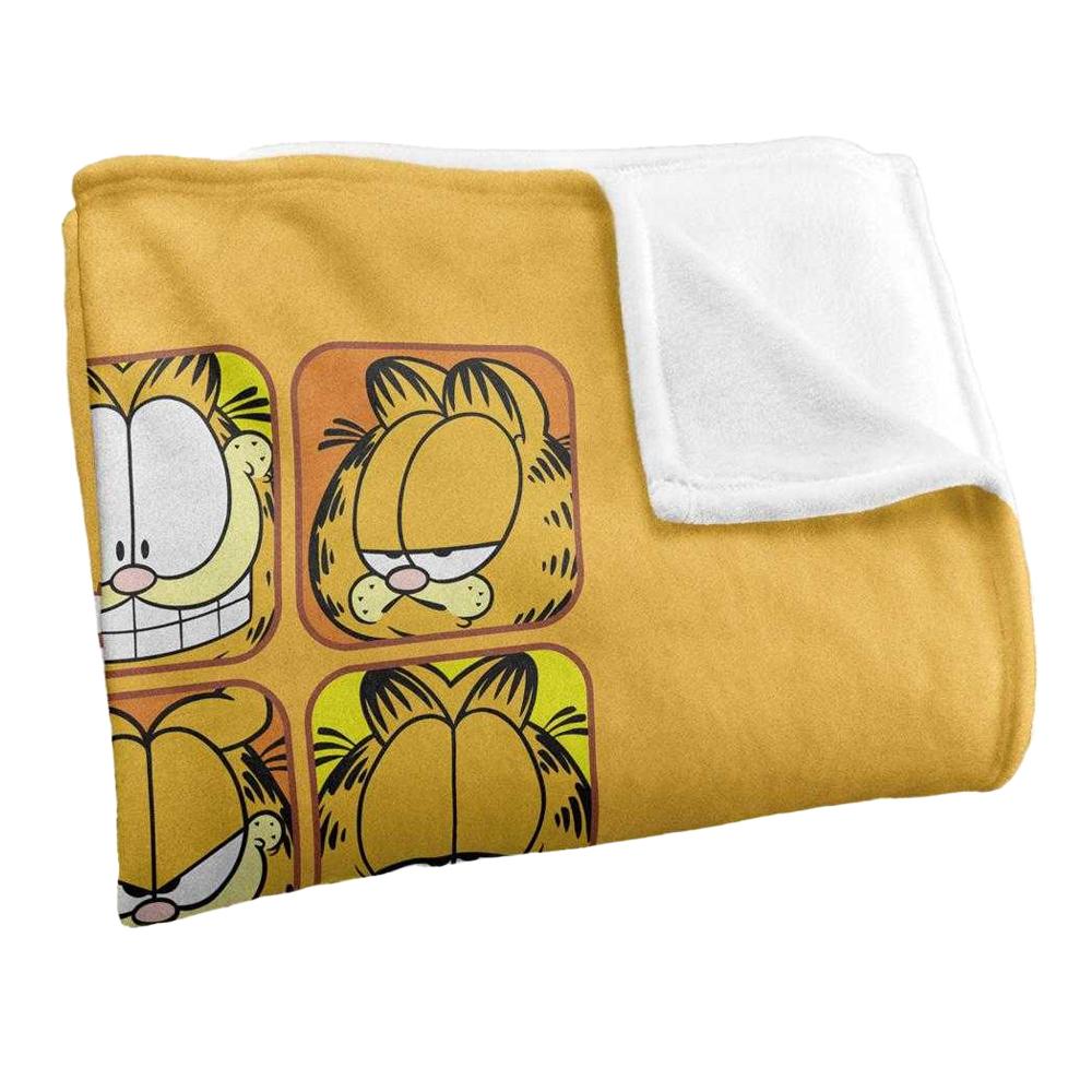 Garfield Silky Faces Supersoft Blanket