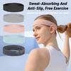 Эластичная повязка на голову от пота, баскетбольная спортивная повязка на голову, женская, мужская, для тренажерного зала, фитнеса, пота, для волос, волейбола, тенниса, бега, йоги, нескользящая