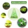 10Pcs Growth Box Planting Tent Reusable Square Use Plant Clock Cover To Protect Plants From Bird Frost and Snail Damage Green