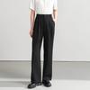 Birdie Miss Women's Petite Straight Wide-Leg Suit Trousers