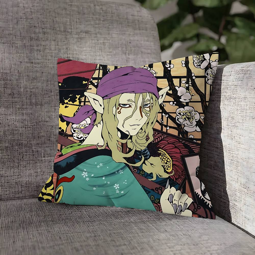 Чехол на подушку M-Mononoke Продавец лекарств Для 55x55см 30x30см 50x50см 45x45см 40x40см Квадратный чехол для подушки на стул Чехол