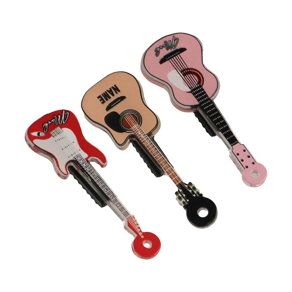 Korean Style Violin Hairclip Ins Duckbill Clip Gift Guitar Hair Clip Party
