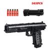 Military MOC The Desert Eagle Pistol Model Building Blocks Set Assembly Bricks City DIY Weapon Game Gun Children Toys Gifts