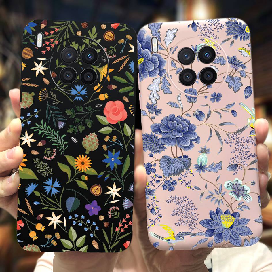 Чехол с подсолнухом для Honor 50 Lite Чехол на телефон Huawei Nova 8i Модный Расписной Мягкий Задний Чехол Для Honor50 Lite Nova8i Capa
