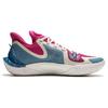 Li Ning Sonic 11 Astro-S2 Fabric Synthetic Leather Shock Absorption Non-Slip Wear-Resistant Low-Top Basketball Shoes Men Sneaker Blue Pink ABAT021-7
