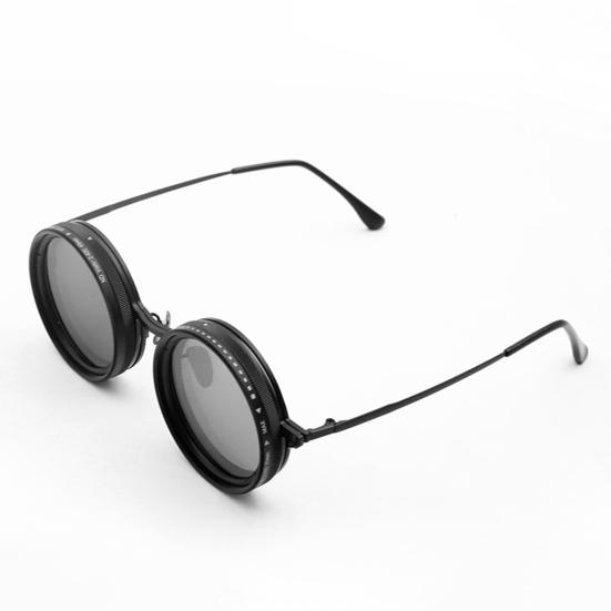 Солнцезащитные очки с регулируемым тонированием от 1 до 9 передач для мужчин, круглые поляризованные очки UV400 с линзами из нейтрального фильтра для пляжа, рыбалки, вождения