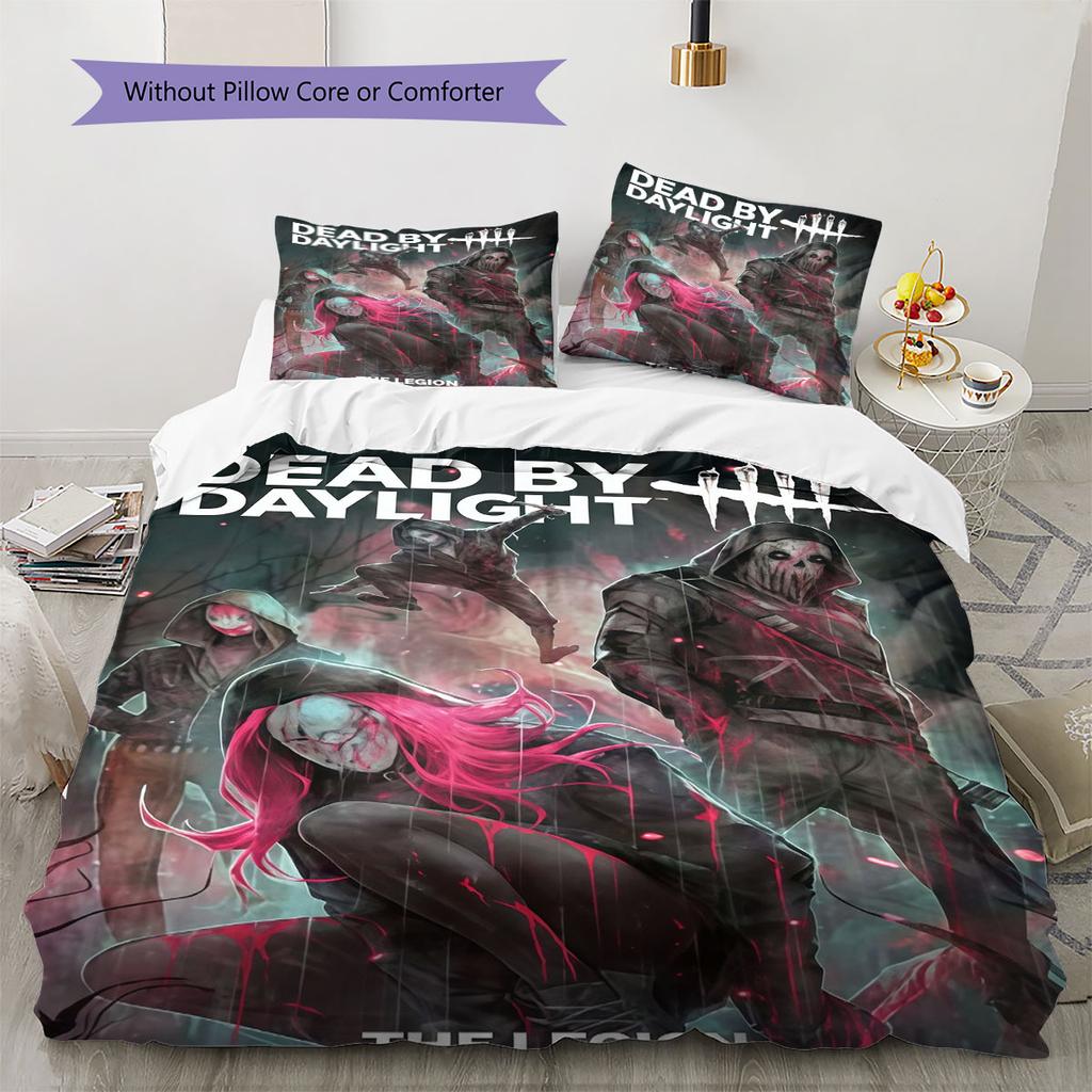 DBD game Bedding Quilt Set Quilt Cover Pillowcase Home Decoration Birthday Gift (1 * duvet cover + 2 * pillowcase, without core)