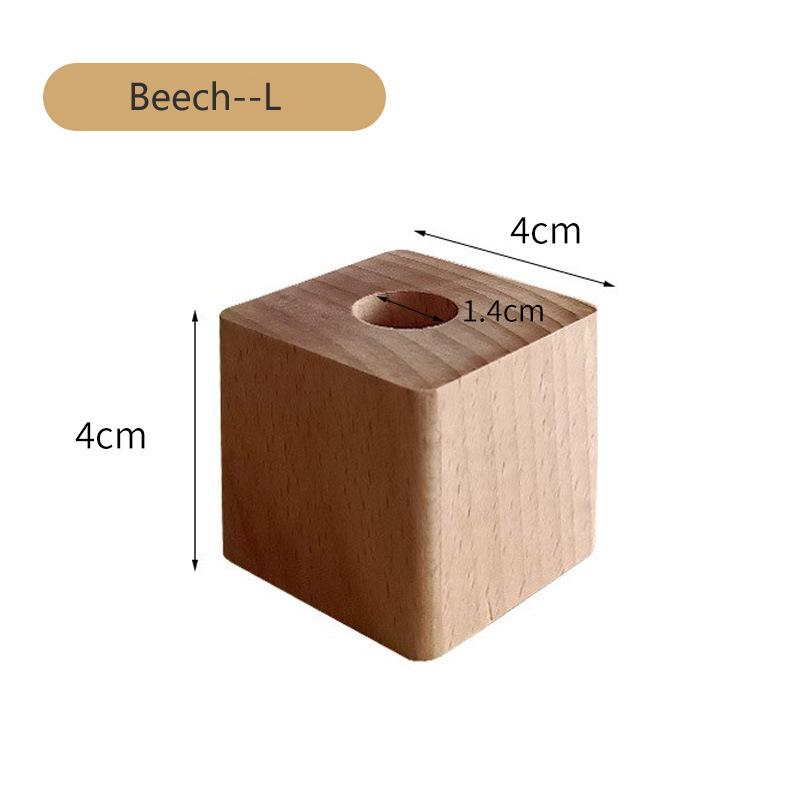 Walnut Solid Wood Minimalist Pen Holder, Living Room, Study, Desk, Creative Storage Pen Holder, Bedside Ornament