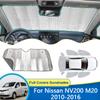 Оконный козырек для Nissan NV200 Evalia Vanette Chevrolet City Express M20 2010 ~ 2016, солнцезащитные козырьки, передние ветровые стекла, шторы