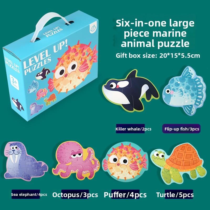 Транспорт Ферма Динозавр Животное Тема Пазл Детская Игрушка