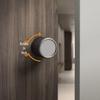 Spherical Minimalist Hidden Door Lock: Invisible, Keyed, Single-Sided for Bedroom Interior, No Handle