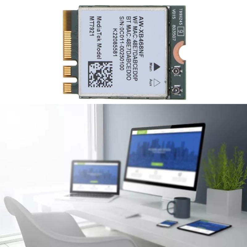 1200 Мбит/с Wi-Fi беспроводная карта 2.4/5 ГГц MT7921 Bluetooth-совместимая k Wlan Wi-Fi карта 802.11AX б/у