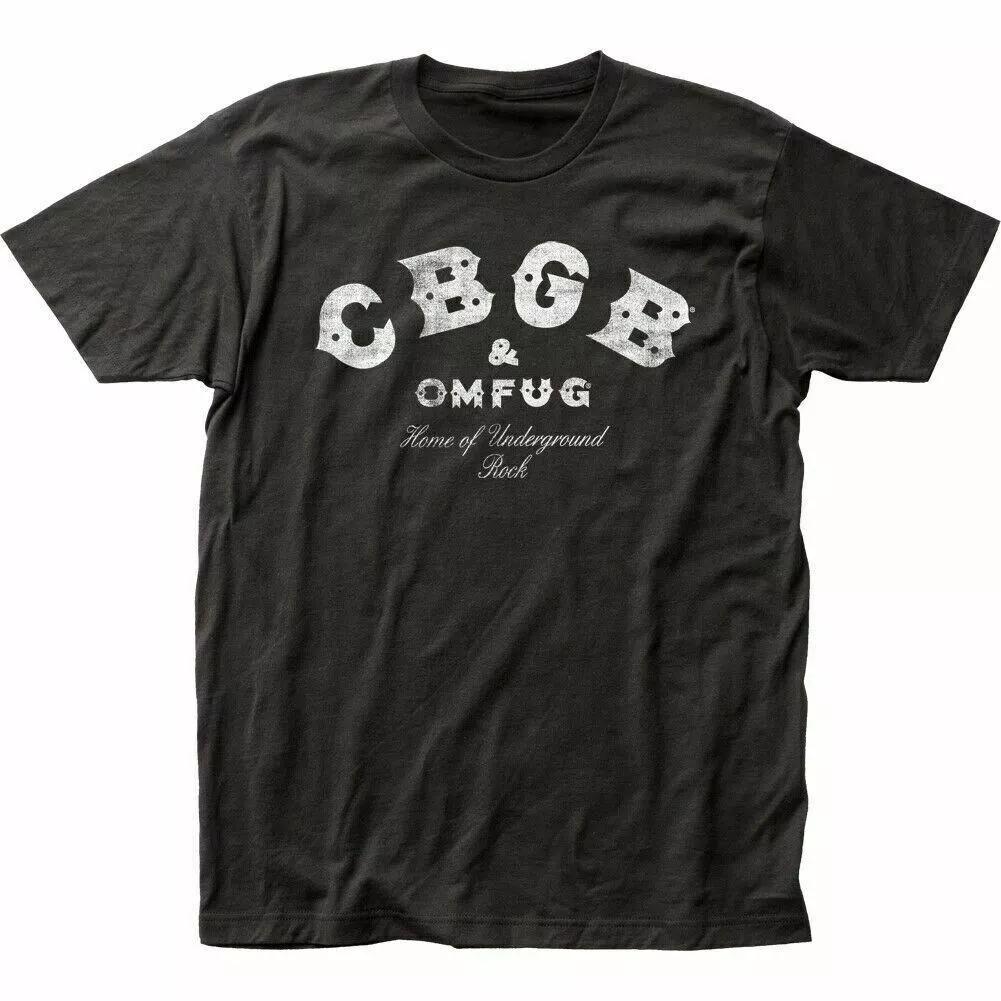 Cbgb Состаренная футболка Рок-н-ролльная панк-группа
