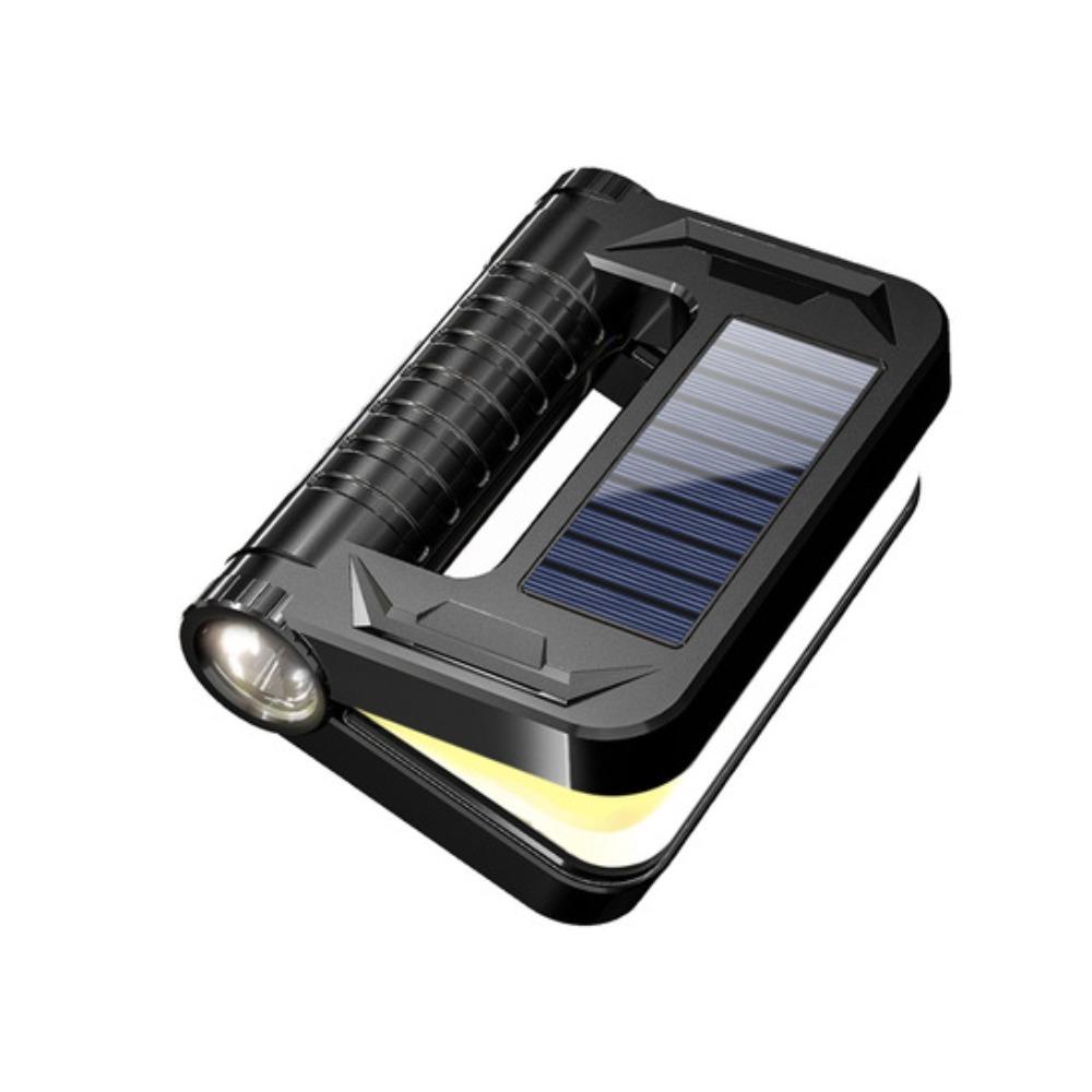Multifunctional Emergency Light Foldable Rainproof Solar Lighting Lamp 5 Lighting Modes Solar Powered Camping Lantern