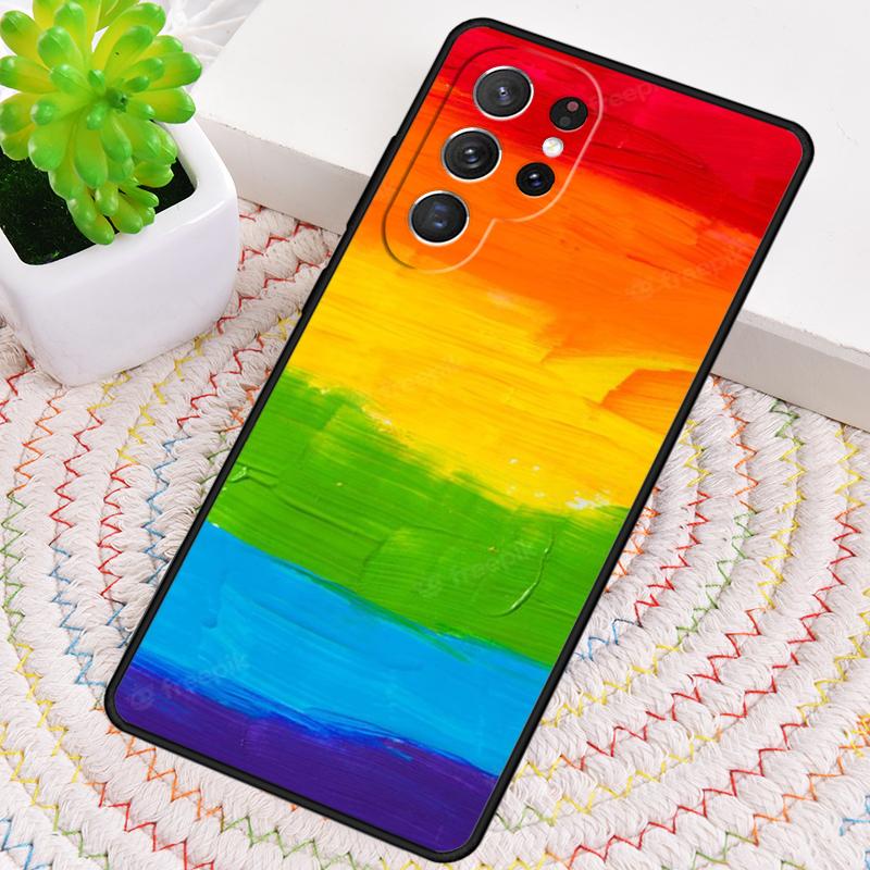 Чехол для телефона с радужным ЛГБТ-прайдом лесбиянок и геев Для Samsung Galaxy note 10 pro S26 S25 S24 S23 S22 Ultra Plus S21 FE S20