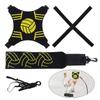 Neoprene Soccer Practice Training Aid for Solo Soccer Kick Trainer / Soccer Volleyball Trainer, Black and Yellow Soccer Belt Trainer
