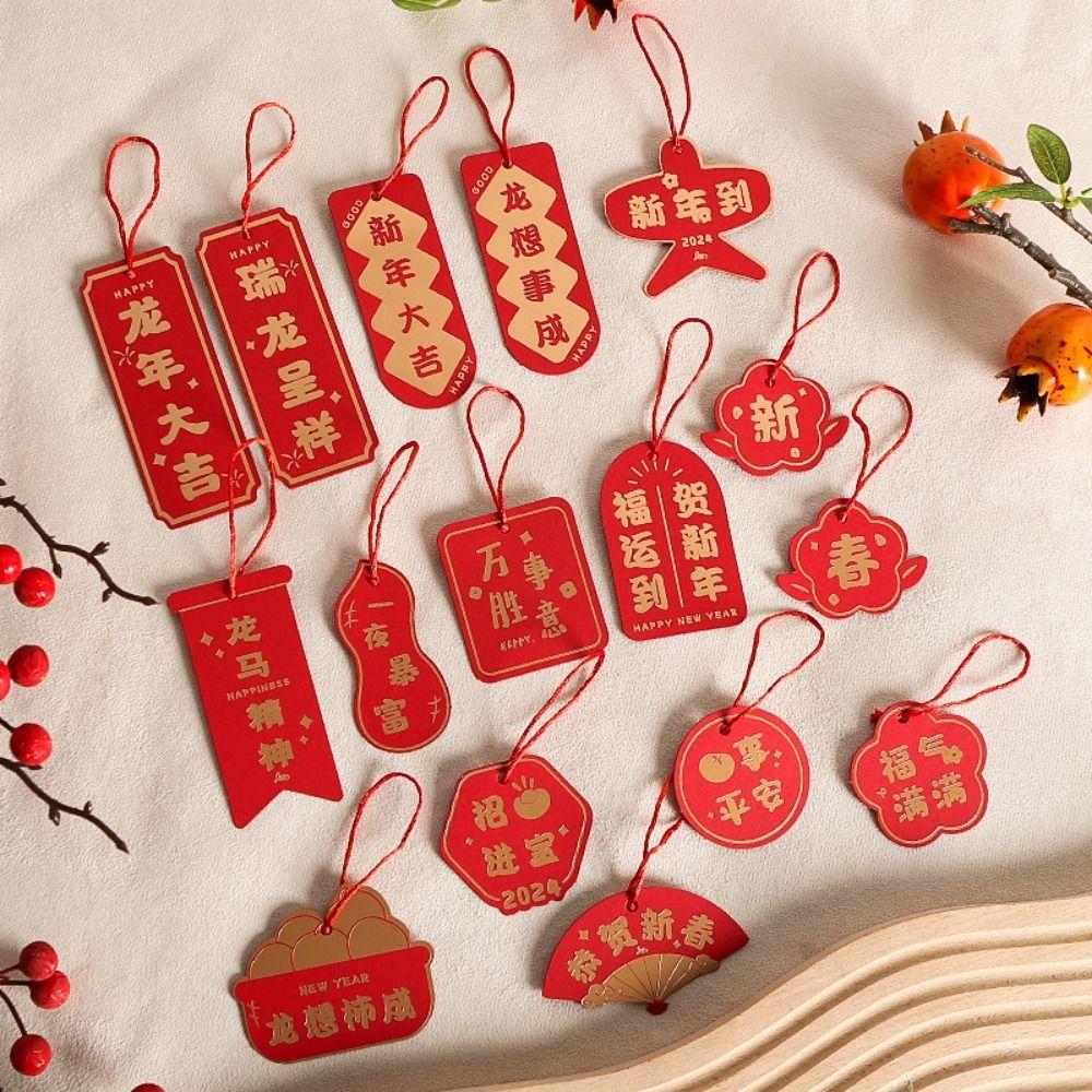 Decorative New Year's Blessing Pendant Chinese Style Lunar New Year Hanging Ornament Wedding