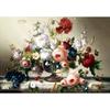 Пазл из 2000 деталей - Ваза с розами, привлекающая бабочек (мини), популярная корейская головоломка