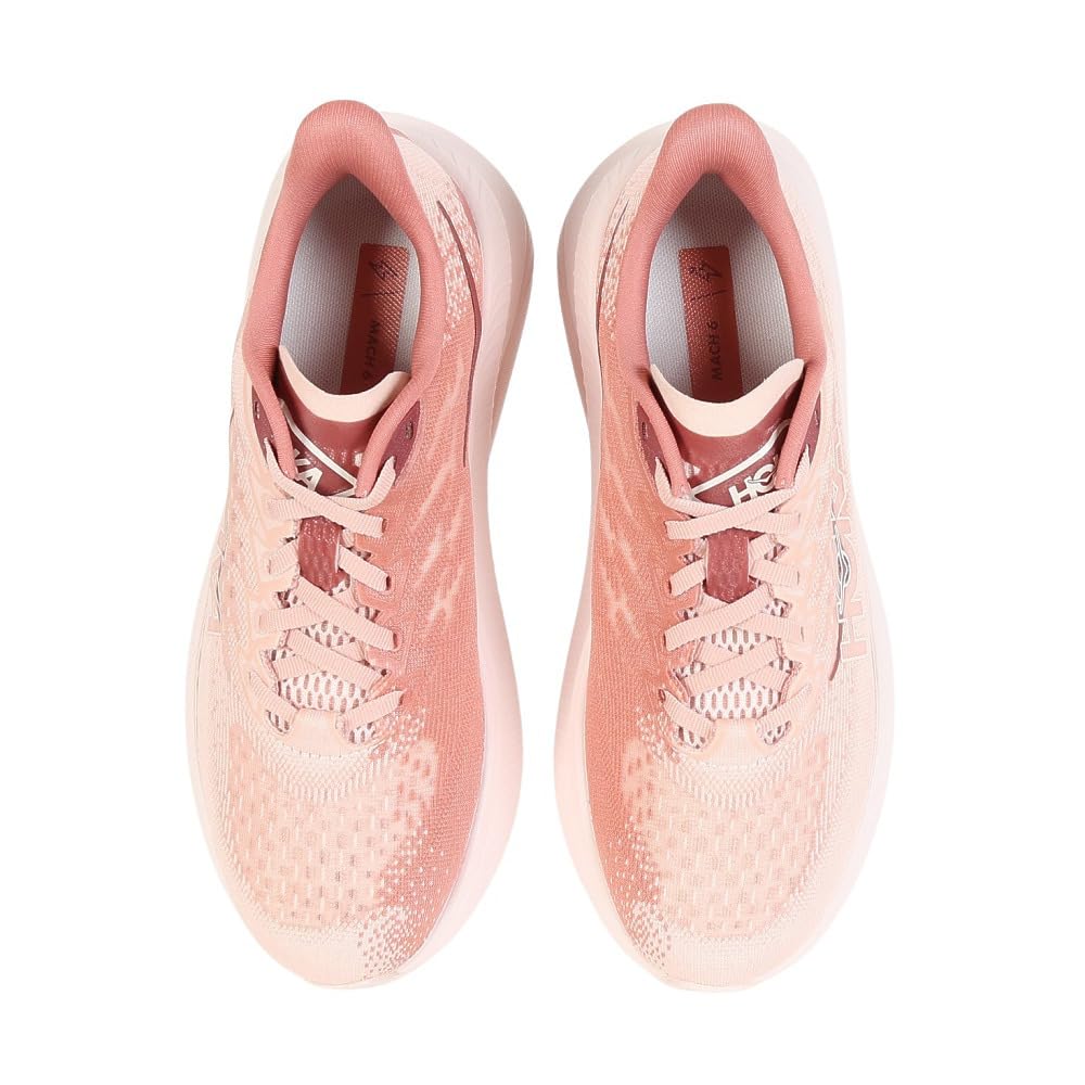 HOKA Mach 6 Кроссовки для бега и джоггинга, Обувь, Розовый, 1147810-RSLT, (Розовый/24.0/Женский)