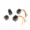 1 Комплект Фара Кондиционер Мотоциклы DC12V DC24V Реле 80A 4/5 Контактное Водонепроницаемое Автомобильное Реле с Проводной Колодкой