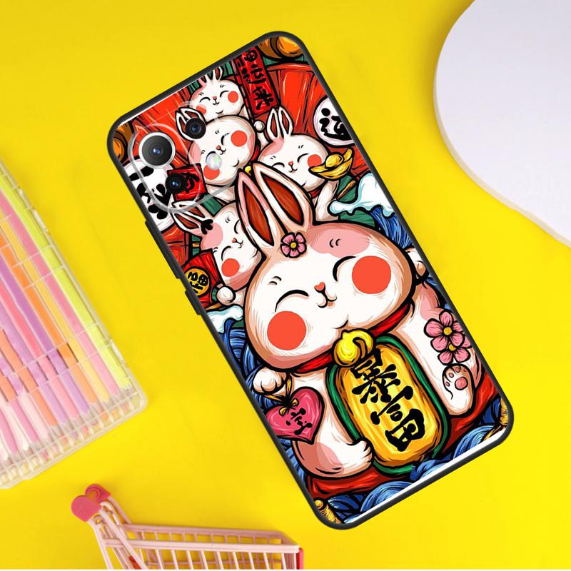 Чехол в китайском стиле 'Кот Дракон Кролик' для Xiaomi 14 Ultra 13 11T 12T 13T 14T Pro POCO X7 X6 Pro X3 X5 F3 F5 M6 F6 Pro