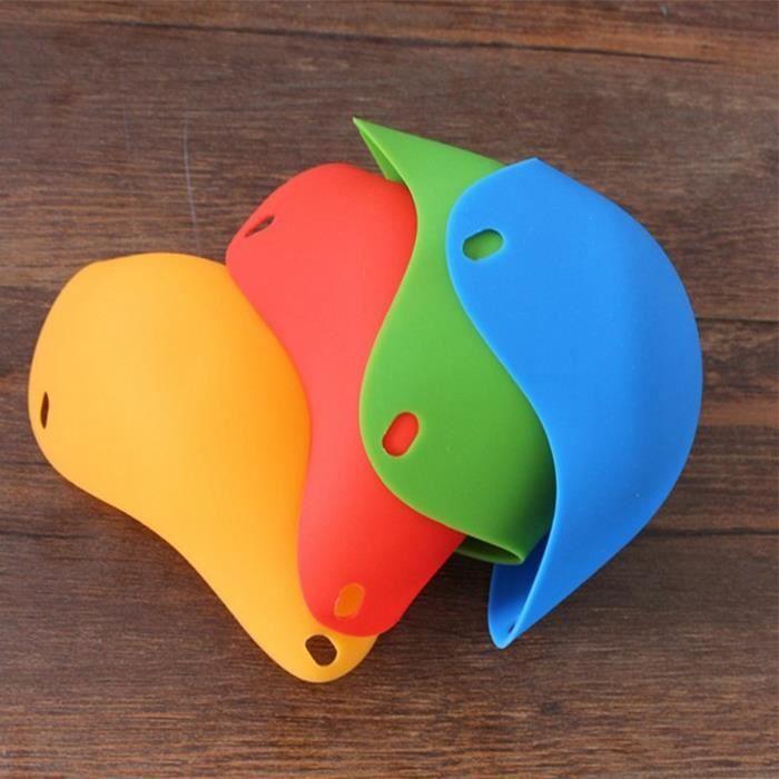 Lot de 4 Pocheuse à oeuf œufs œuf Poché en Silicone Ustensile de Cuisson Cuisine