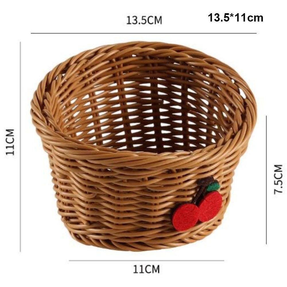 Бытовая плетеная корзина из искусственного ротанга, сервировочная настольная витрина для ресторана