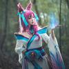 Косплей костюм Ари из серии Spirit Blossom (Духовный цветок) из игры League of Legends, парик для косплея Ари, игровой костюм Ари, женское кимоно, полный комплект, китайское платье
