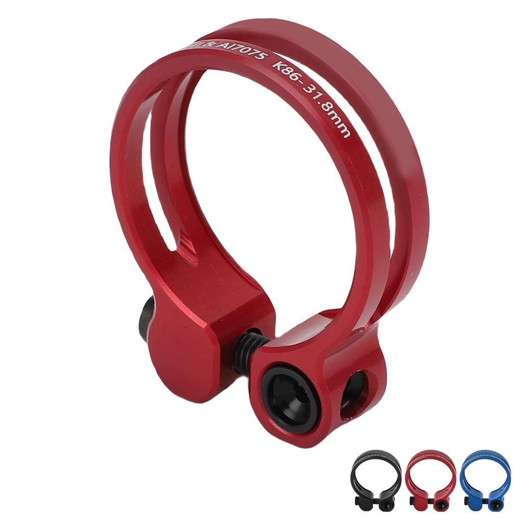 31,8 мм Зажим подседельного штыря велосипеда Алюминиевый сплав Полый Зажим подседельной трубы для горного дорожного велосипеда