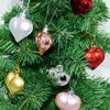 12Pcs Baubles Decorative Fine Workmanship Plastic Christmas Tree Pendant Ball for Hotel