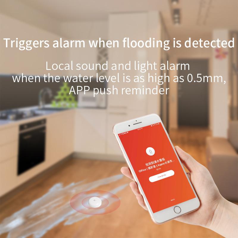 Aqara Датчик погружения в воду IP67 Zigbee Детектор протечки воды Умная сигнализация Безопасность Датчик затопления Для Xiaomi Home Homekit