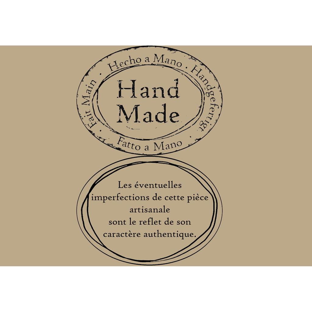 Les Trésors De Lily [Q9638] — Держатель для сумки из песчаника ручной работы «Boho», желто-бежевый — 13,5x10. 3х2 см