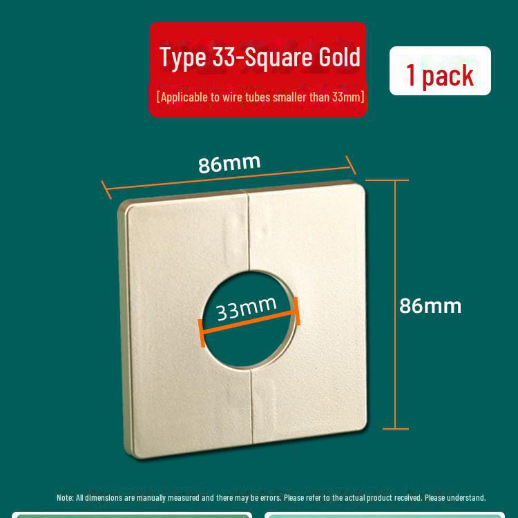 «Декоративная заглушка для отверстий в стене для труб кондиционера и крана»