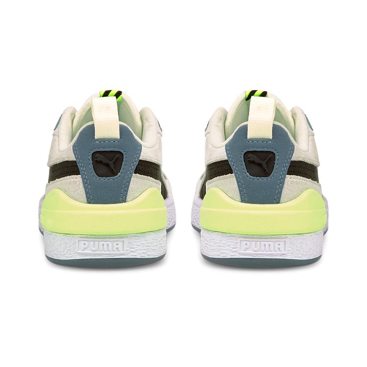 Puma Suede Series Bloc Lf Удобные Универсальные Повседневные Низкие Детские Кроссовки Детские кроссовки Молочно-белые 382004-01