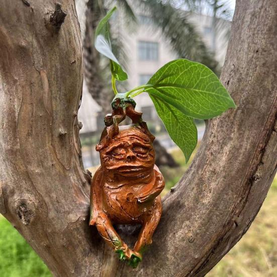 Мандрагора Статуя Смоляное Украшение Яркое Выражение Статуя Смоляная Украшение Домашнего Сада Смешной