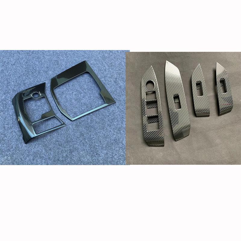 RHD For Mazda CX-5 CX5 KF 2017 2018    Car Gear Shift Box panle Window Switch Panel Cover Sticker Trim Strip Garnish