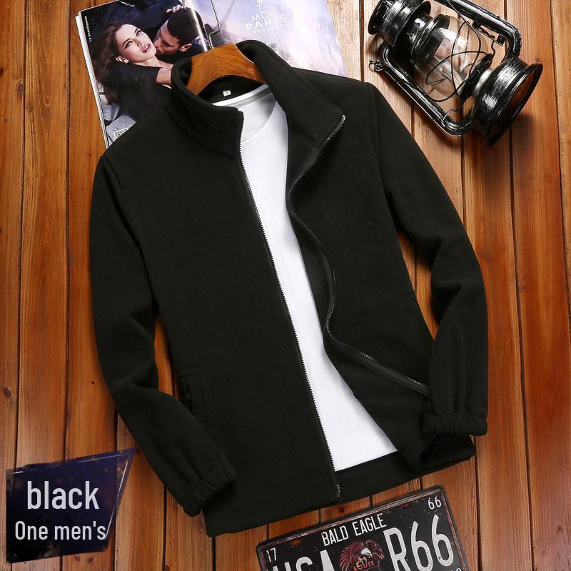 Women's & Men's Outdoor Polar Fleece Jacket - Warm, Thick, Coral Fleece Cardigan Sweater