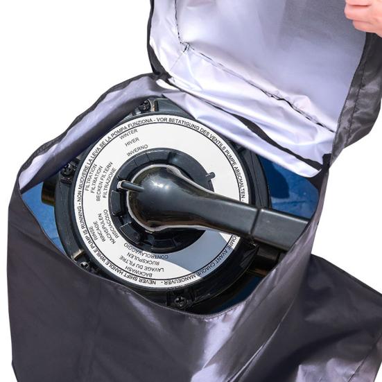 Filter Pump Cover Easy Installation Zipper Design Waterproof Sand Filter Pump Cover for Above Ground Pools
