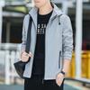 Простая куртка для зарядки Мужская Новая Свободная Ветровка с капюшоном Мужская Рабочая Повседневная Куртка Мужская