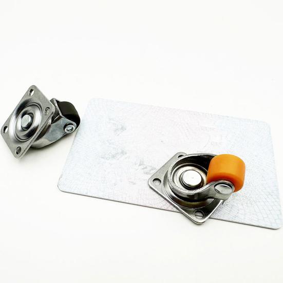 0,5-дюймовые мебельные ролики универсальные маленькие поворотные пластинчатые ролики для тележек мебель детская кровать кухонный шкаф стол