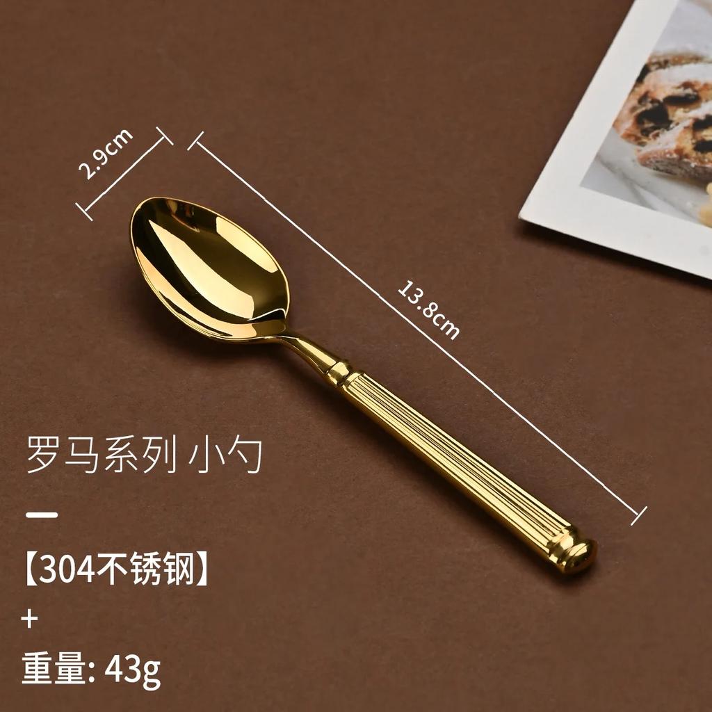 304 Stainless Steel Tableware Knives Forks and Spoons High Appearance Level Western Tableware In High-end Restaurant Steakhouse