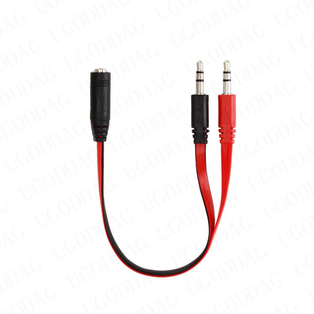 1 Female To 2 Male 3.5 Jack Audio Splitter Cable Audio Cable  Not Easily Broken   Smart Phone