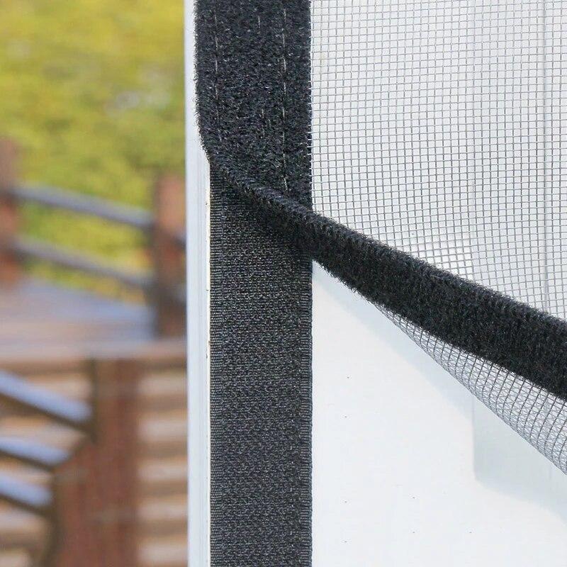 Anti Insect Window Screen Mesh Adjustable DIY Window Net Anti Mosquito Mesh Screen Protectors Bug Curtain Anti Fly Curtain