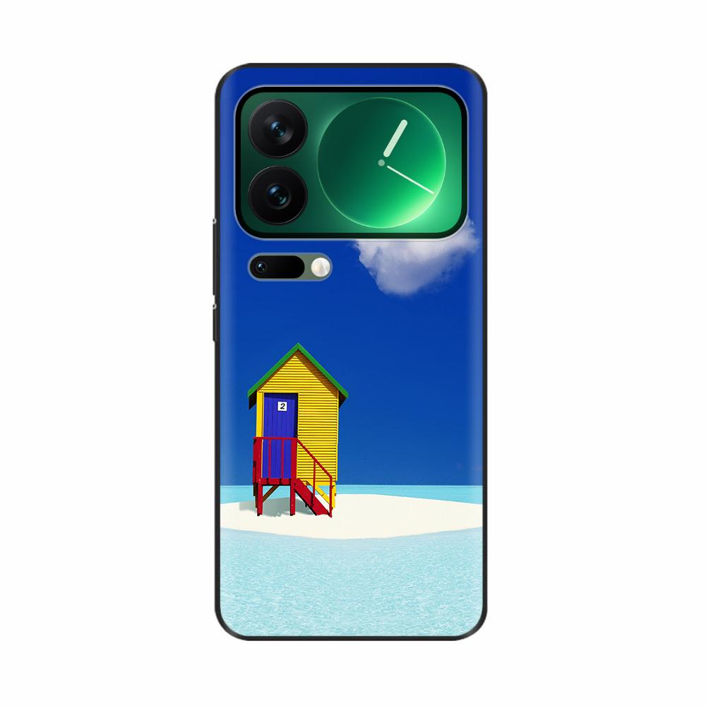 Black Silicone Case For Xiaomi 17 Pro Max Soft Painted Phone Case For Xiaomi 17 Pro Mi17 Shockproof Shell Bumper Protector Cover