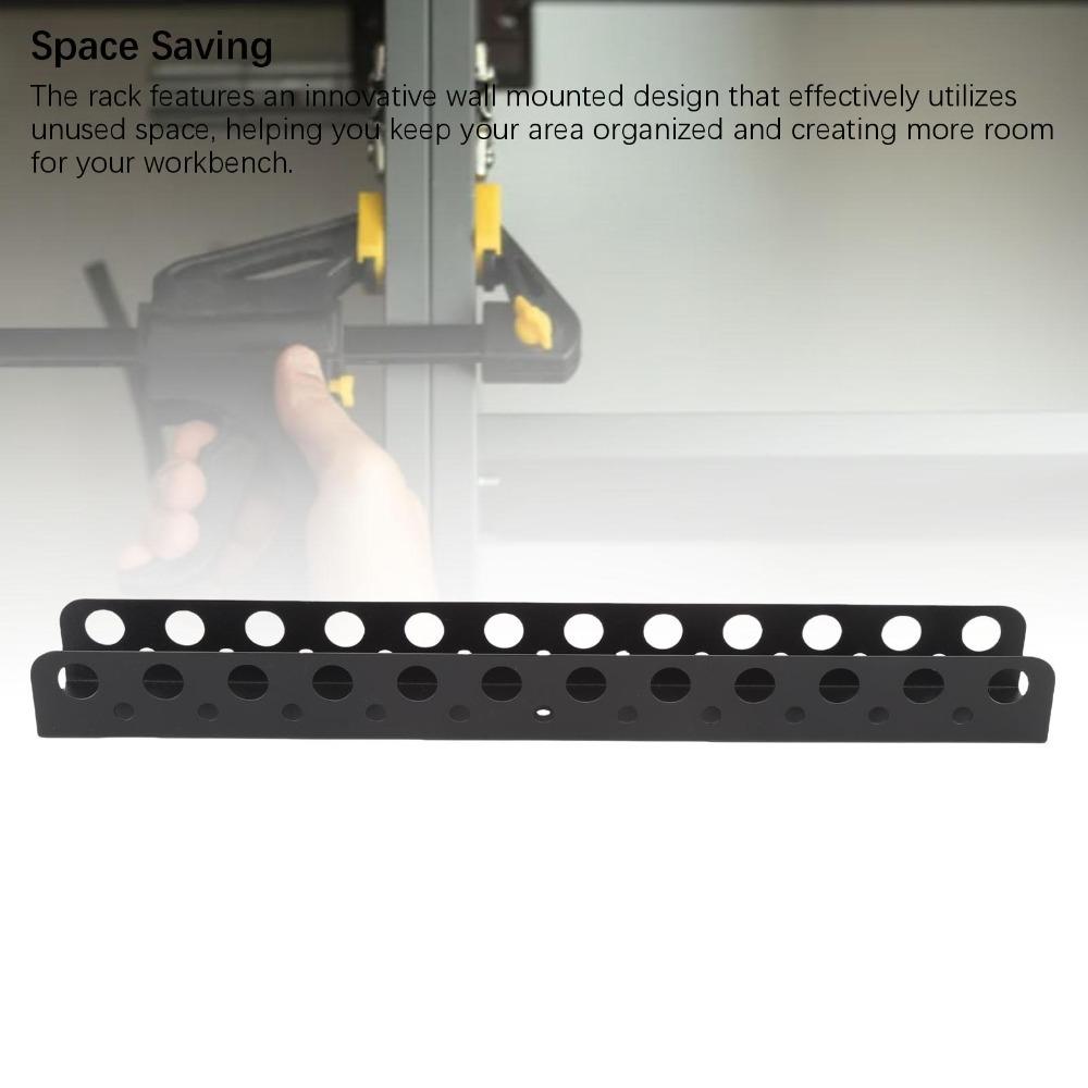 Wall Mounted Tool Storage Rack Space Saving Tool Organizer Holder Durable Wall Tool Rack Home