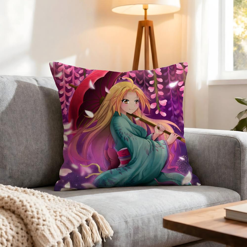 The Ambition Of Oda Nobuna Cushion Cover 1Pcs Decorative Covers Soft Cushion Case For Sofa Couch Decor 40X40 45X45 Pillowcases