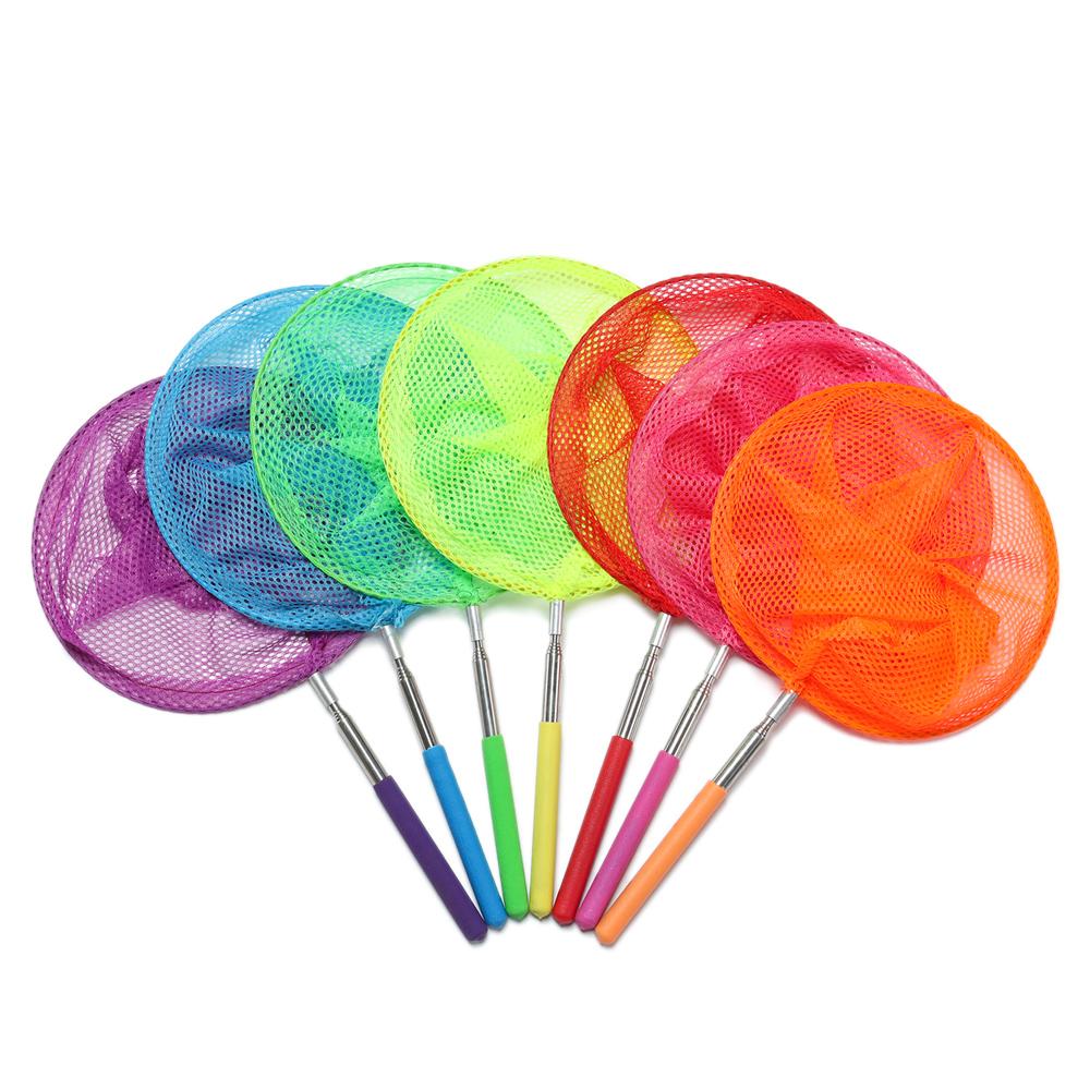 Extendable Lightweight Dragonfly Butterfly Net Telescopic Kids Fishing Net Insect Catch Mesh