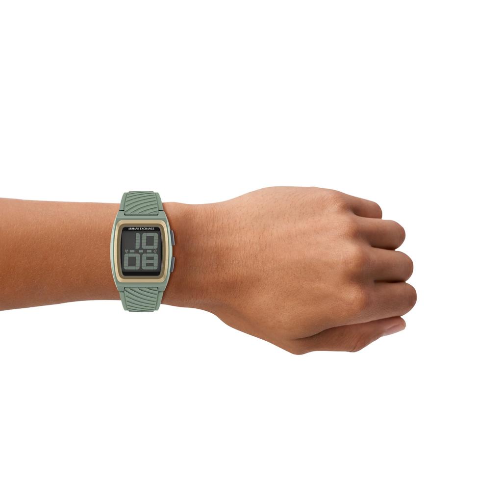 Мужские цифровые силиконовые часы Armani Exchange AX2969